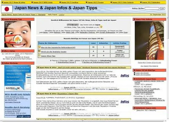 Japan Portal Japan-247.de mit neuen Features online Bild: Japan Portal Japan-247.de mit neuen Features online
