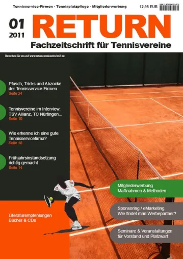 Bild: RETURN – Die erste Fachzeitschrift für Tennisvereine