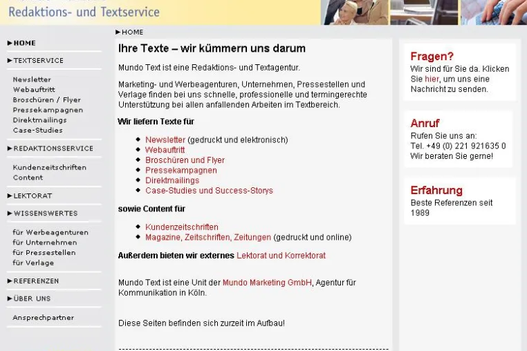 Mundo Marketing launcht Mundo-Text.de - Schnelle Texte und Content vom Text- und Redaktionsdienstleister Bild: Mundo Marketing launcht Mundo-Text.de - Schnelle Texte und Content vom Text- und Redaktionsdienstleister