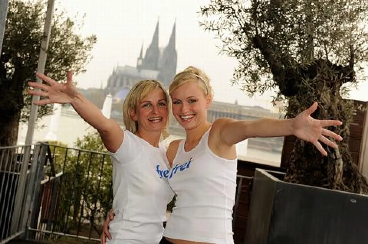 Die Gewinnerinnen Claudia und Julia Weger