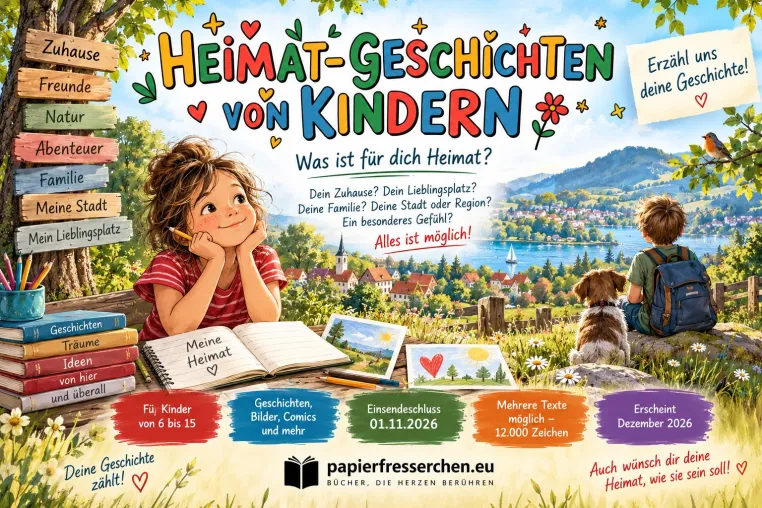 Was bedeutet Heimat für Kinder? Junge Stimmen für großes Buchprojekt gesucht Bild: Was bedeutet Heimat für Kinder? Junge Stimmen für großes Buchprojekt gesucht