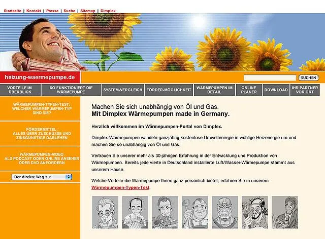 Bild: Erst Informieren, dann profitieren. Dimplex launcht ein herstellerunabhängiges Online-Portal zur Wärmepumpe