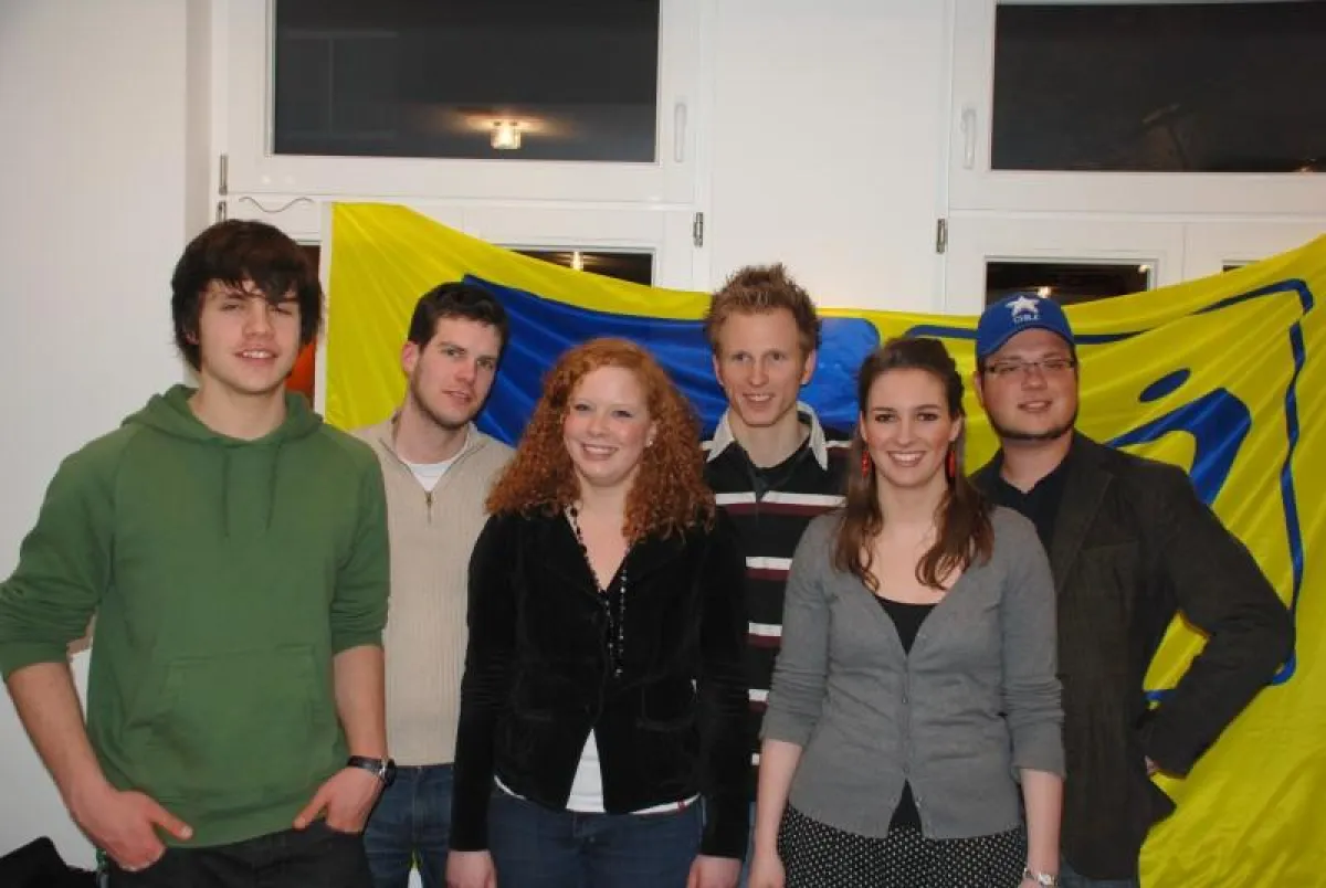 von links: Simon, Jonas, Kerstin, Dirk, Charlotte, Frank