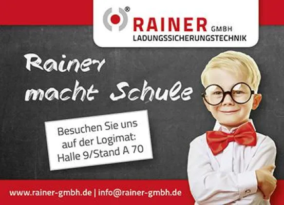Bild: „Rainer macht Schule“ auf der LogiMAT 2016