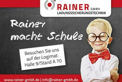 „Rainer macht Schule“ auf der LogiMAT 2016 Bild: „Rainer macht Schule“ auf der LogiMAT 2016