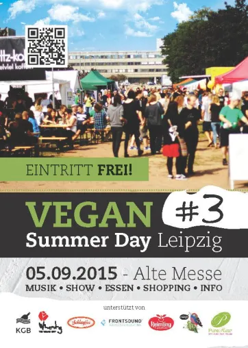 Der Vegan Summer Day findet zum dritten Mal in Leipzig statt Bild: Der Vegan Summer Day findet zum dritten Mal in Leipzig statt