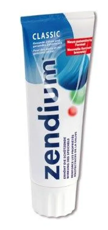 Zahncreme zendium classic erhöht die schützende Wirkung des Speichels