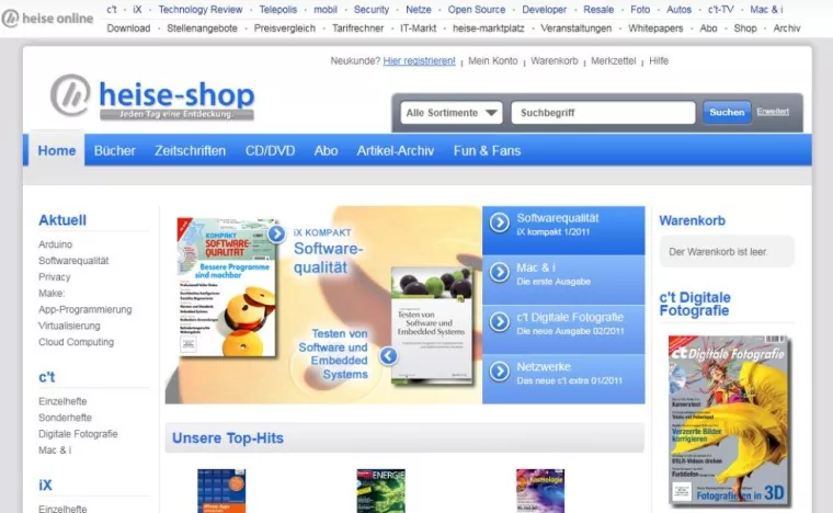 Bild: Heise Zeitschriften Verlag launcht Online-Shop mit CHAMELEON
