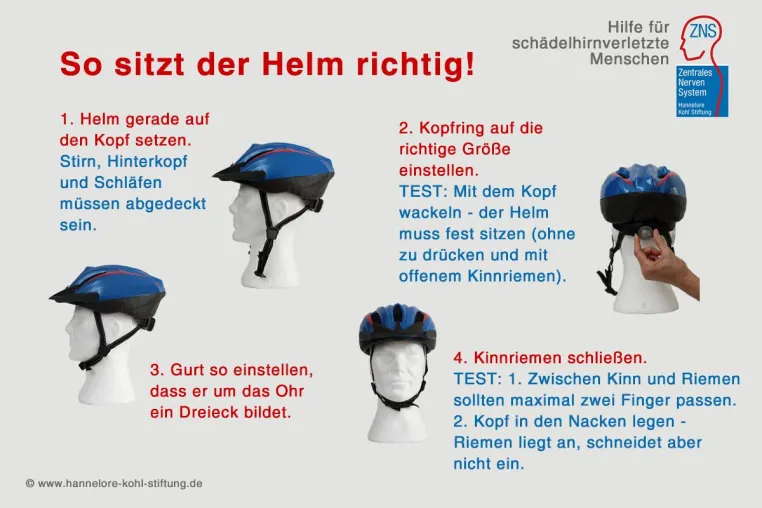 Ein Helm kann Leben retten Bild: Ein Helm kann Leben retten