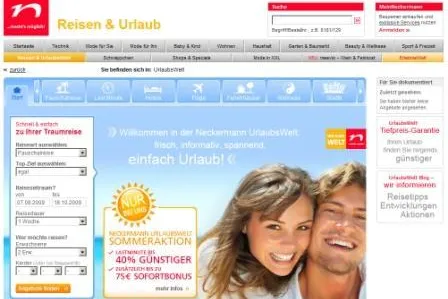 Bild: dmc übernimmt Komplett-Relaunch der Neckermann UrlaubsWelt