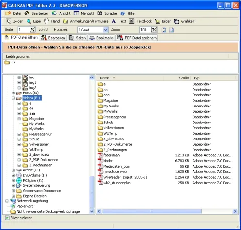 PDF Editor 2.3: PDF-Dokumente nachträglich verändern Bild: PDF Editor 2.3: PDF-Dokumente nachträglich verändern