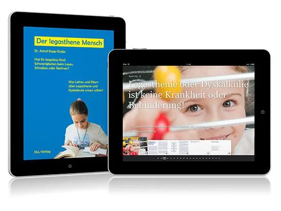 Bild: Buch "Der legasthene Mensch" als iBook für Apple iPad