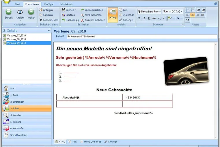 Bild: SmartSerialMail von JAM Software: neue intuitive Version für personalisierte Serienmails