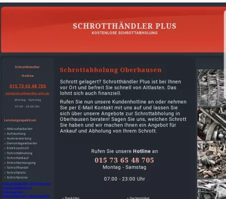 Bild: Schrottabholung Oberhausen