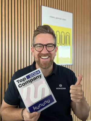 Bild: NOVAZOON GmbH erhält kununu Top Company-Siegel 2024