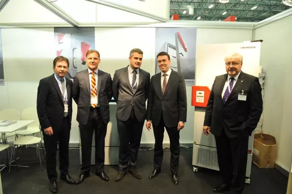 Bild: Gemeinschaftsstand Baden-Württemberg: BINDER als Aussteller auf Fachmesse in Istanbul