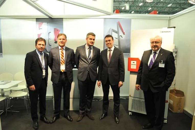 Bild: Gemeinschaftsstand Baden-Württemberg: BINDER als Aussteller auf Fachmesse in Istanbul