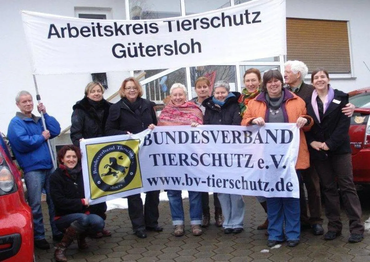 Die Teilnehmer des Tierrechte Seminars in Hausen, Feb. 2012