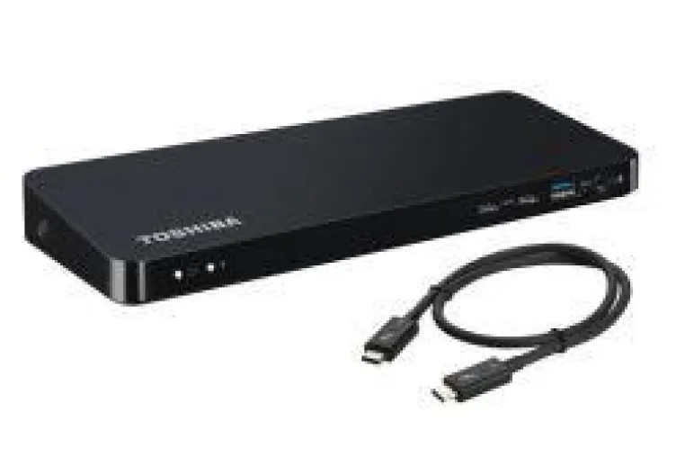 Toshiba präsentiert Thunderbolt® 3-Dockingstation mit 13 Anschlüssen Bild: Toshiba präsentiert Thunderbolt® 3-Dockingstation mit 13 Anschlüssen