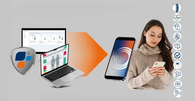 Bild: Medizinisch validierte Remote-Diagnostik für die individuelle Gesundheitsprävention