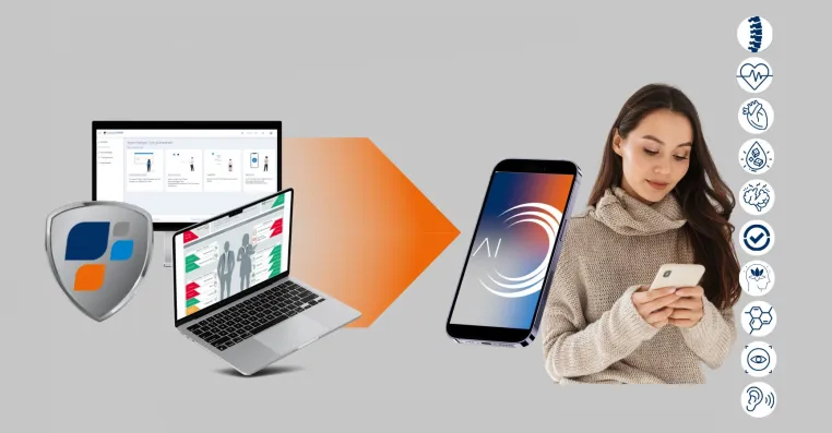 Bild: Medizinisch validierte Remote-Diagnostik für die individuelle Gesundheitsprävention