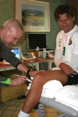 Bild: Geräte von Zimmer MedizinSysteme machen litauische Fußballnationalmannschaft fit