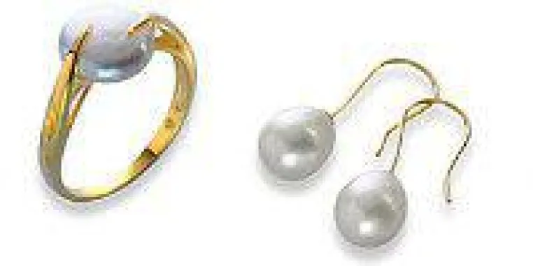 Hochzeitschmuck - Echte Perlen Bild: Hochzeitschmuck - Echte Perlen