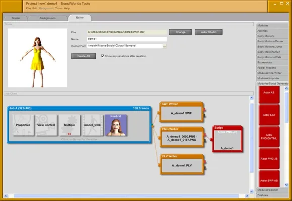 Bild: Internet bewegt - Das neue Werkzeug Brand Worlds Tools revolutioniert die Web-Animation