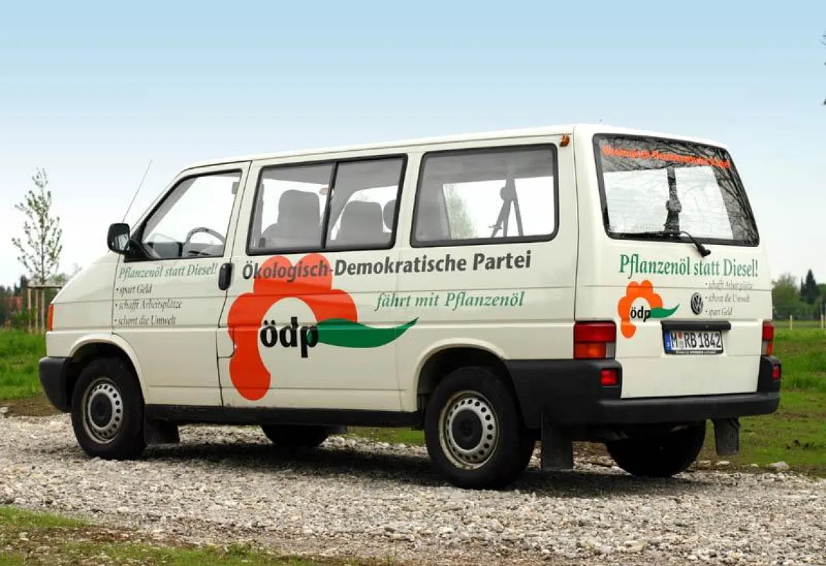 ödp fährt mit Pflanzenöl