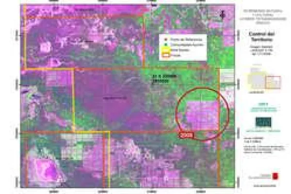 Bild: Wald von unkontaktiertem Volk für Rinderzucht gerodet