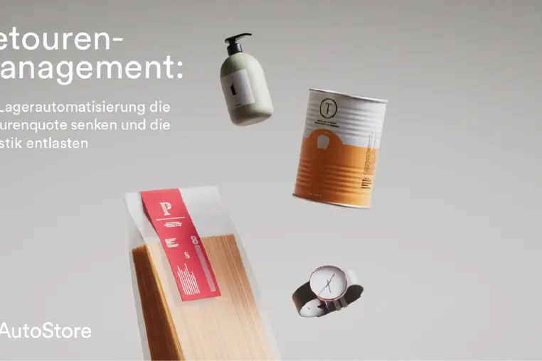 Retourenmanagement – Mit Lagerautomatisierung die Retourenquote senken und die Logistik entlasten Bild: Retourenmanagement – Mit Lagerautomatisierung die Retourenquote senken und die Logistik entlasten