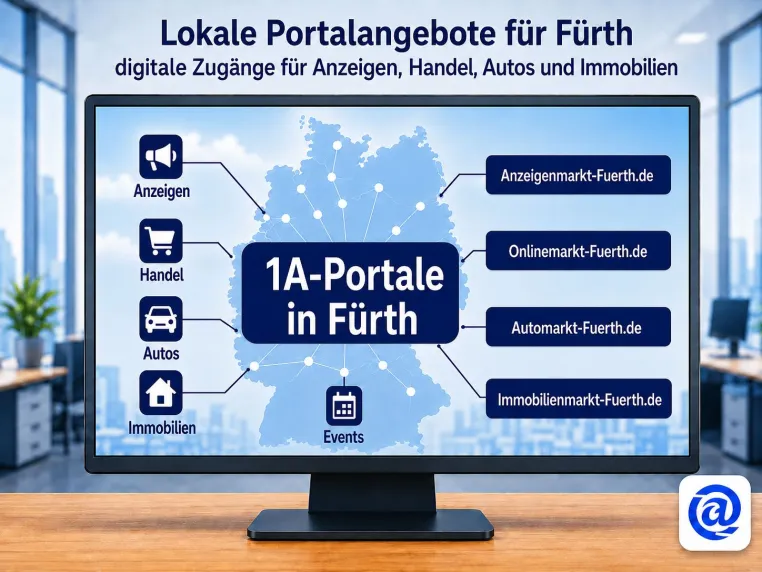 Bild: Fürth erhält mit 1A-Portale.de zentrale Einstiege für lokale Angebote und Handel