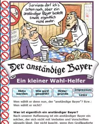 Bild: Brandneue Website zur Landtagswahl – CSU muss verlieren