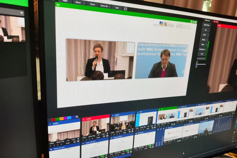 Mediacolor streamt die Jahrestagung zur Eröffnung des ZMDT der Uni Bonn Bild: Mediacolor streamt die Jahrestagung zur Eröffnung des ZMDT der Uni Bonn