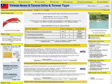 Bild: Taiwan-Infos.de: Neues Taiwan Portal mit Forum und Fotogalerie