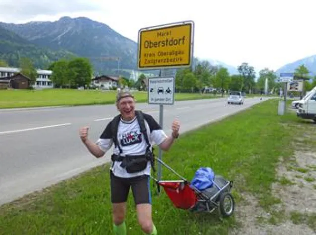 Bild: Geschafft. Extremlauf – Alleine durch die ganze Republik