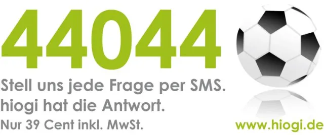 Bild: Neu zur Bundesliga-Rückrunde: SMS-Auskunft 44044 informiert Fußballfans