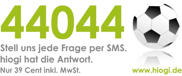 Neu zur Bundesliga-Rückrunde: SMS-Auskunft 44044 informiert Fußballfans Bild: Neu zur Bundesliga-Rückrunde: SMS-Auskunft 44044 informiert Fußballfans