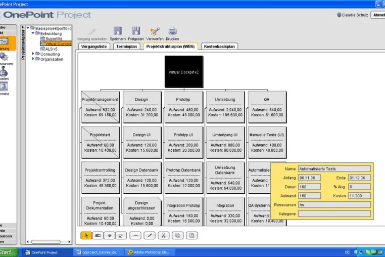 OnePoint Project 06: Praxisgerechte Projektführungssoftware für Hightech-Unternehmen Bild: OnePoint Project 06: Praxisgerechte Projektführungssoftware für Hightech-Unternehmen