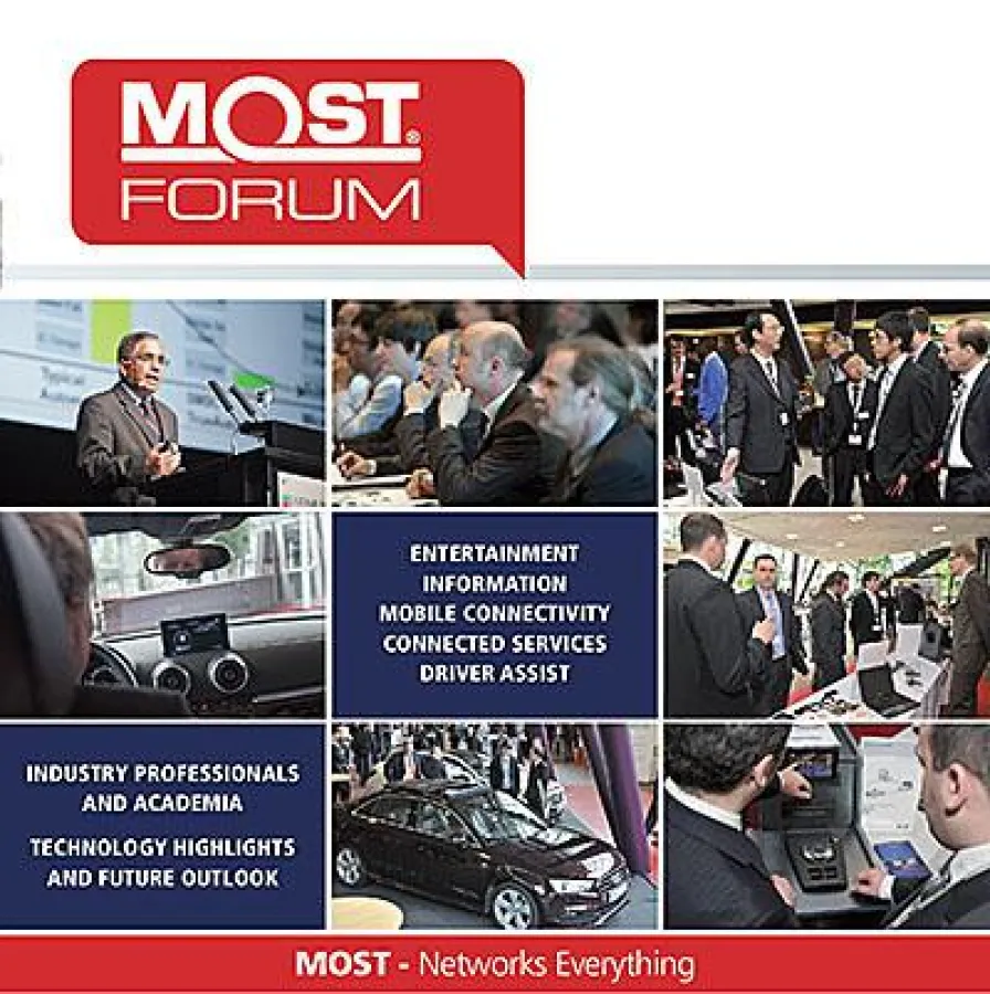 MOST Forum 2015 Programm: Nachhaltigkeit, Robustheit und neue Funktionalitäten