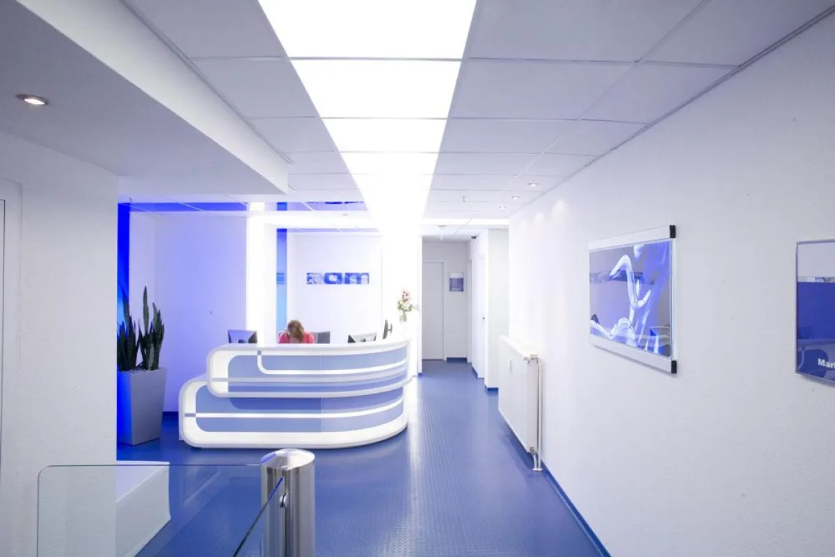 Der Empfang im adm Callcenter in Anklam. © adm.