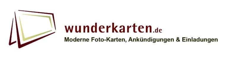 Bild: Auf Wunderkarten.de moderne Foto-Karten, Ankündigungen und Einladungen gestalten