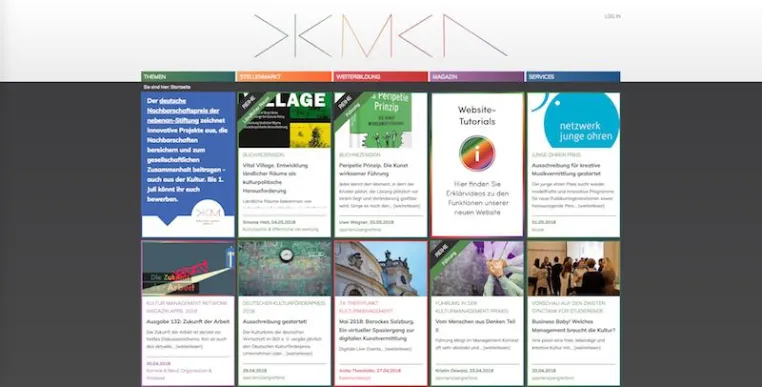 Das wichtigste Portal für KulturmangerInnen geht komplett renoviert online Bild: Das wichtigste Portal für KulturmangerInnen geht komplett renoviert online