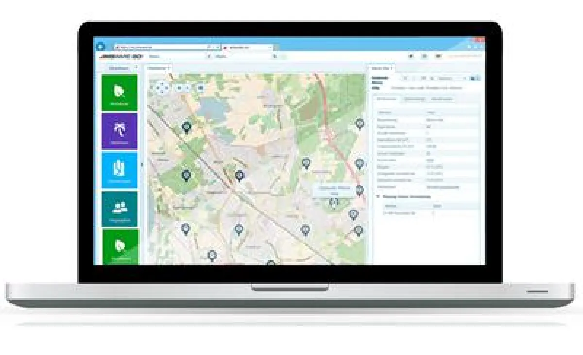 Kartendarstellung auf Basis von OpenStreetMaps