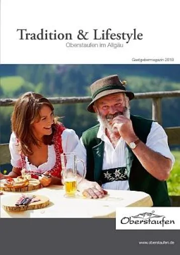Neuer Katalog in neuem Oberstaufen-Look Bild: Neuer Katalog in neuem Oberstaufen-Look