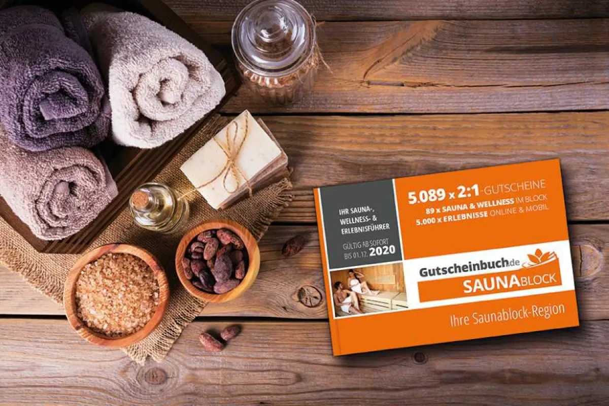 Gutscheinbuch.de Saunablock