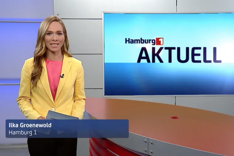 Moderatorin Ilka Groenewold - das neue Hamburg 1 Aktuell Gesicht Bild: Moderatorin Ilka Groenewold - das neue Hamburg 1 Aktuell Gesicht