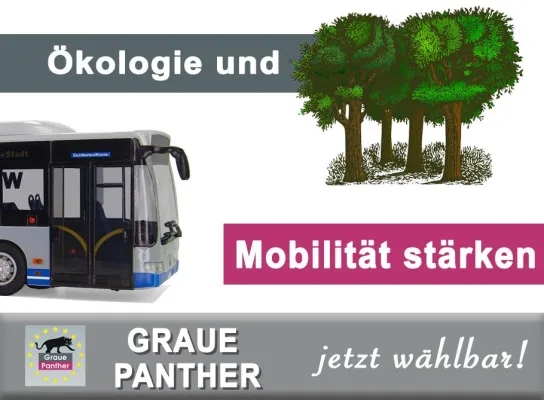 Bild: GRAUE PANTHER - Ökologie und Mobilität stärken