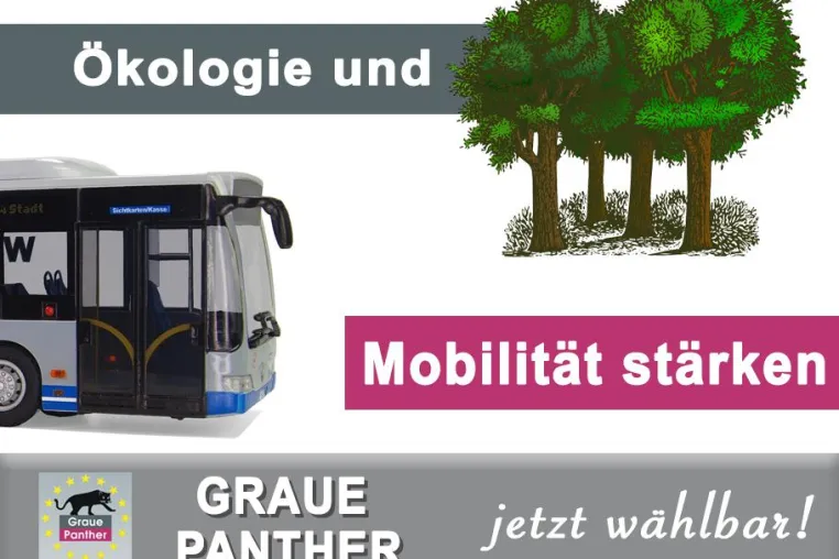 Bild: GRAUE PANTHER - Ökologie und Mobilität stärken