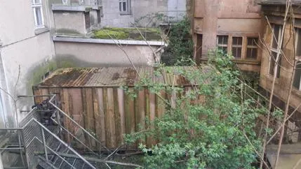 Bild: Die Ruine des Hotels Astoria in Leipzig